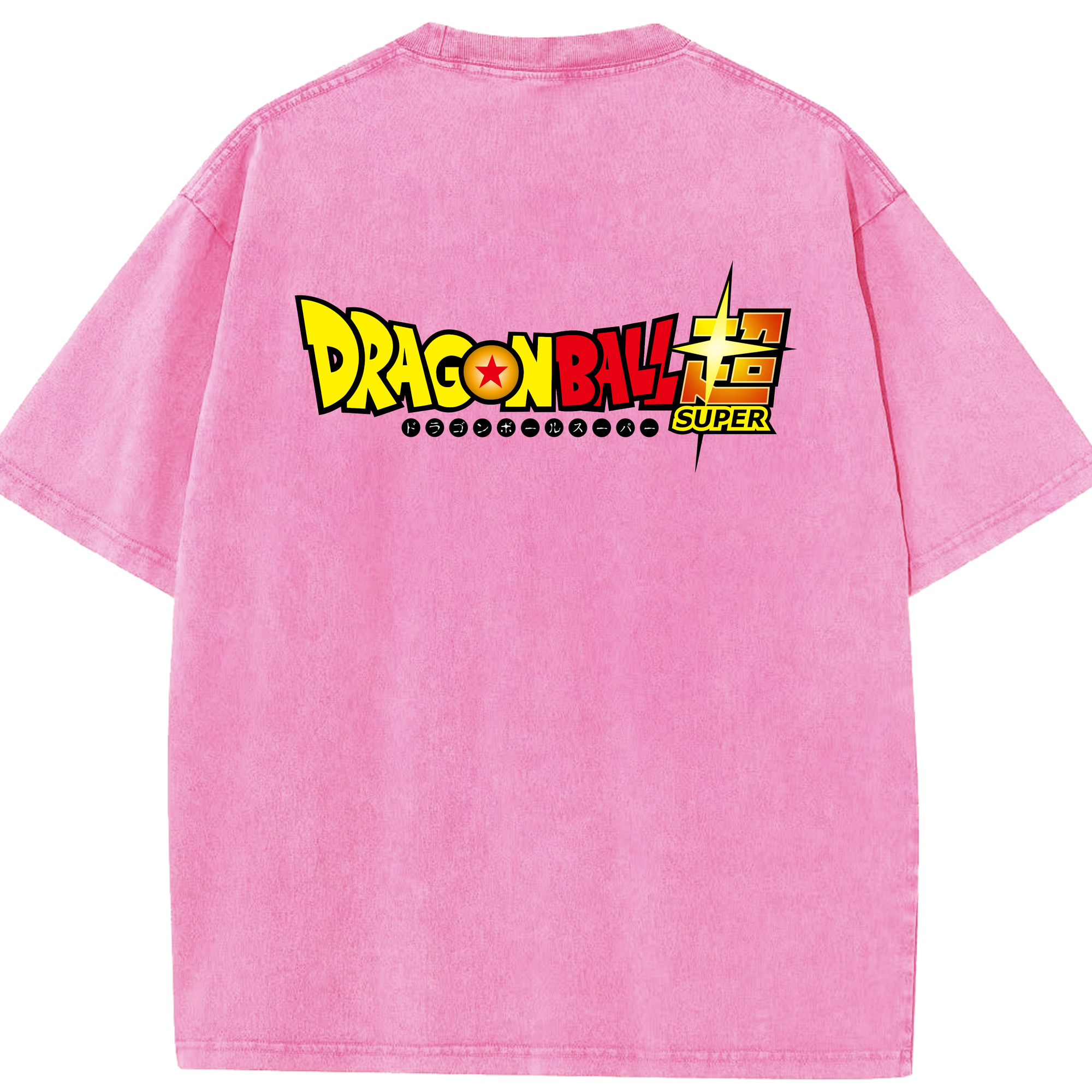 （画像用） ドラゴンボール DRAGON BALL 綿100% ヴィンテージ風 半袖Tシャツ（背面プリント）